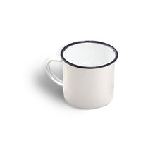 Load image into Gallery viewer, Coffee Mug for Tea Custom Enamel Mug Vintage Metal Mug Nostalgic Creative Beer Cup White Coffee Cups Friends Drinkware Gifts
