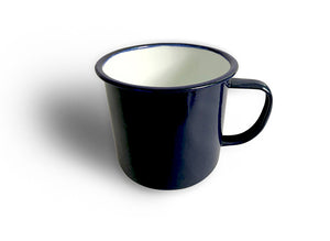 Coffee Mug for Tea Custom Enamel Mug Vintage Metal Mug Nostalgic Creative Beer Cup White Coffee Cups Friends Drinkware Gifts